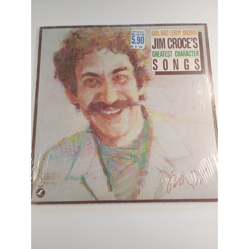 Jim Croce Greatest Character Songs LP Sealed Vinyl Bad Bad Leroy Brown Vintage
